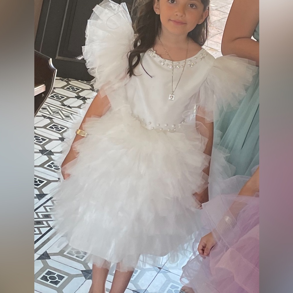 Custom made dress for 7yr old.